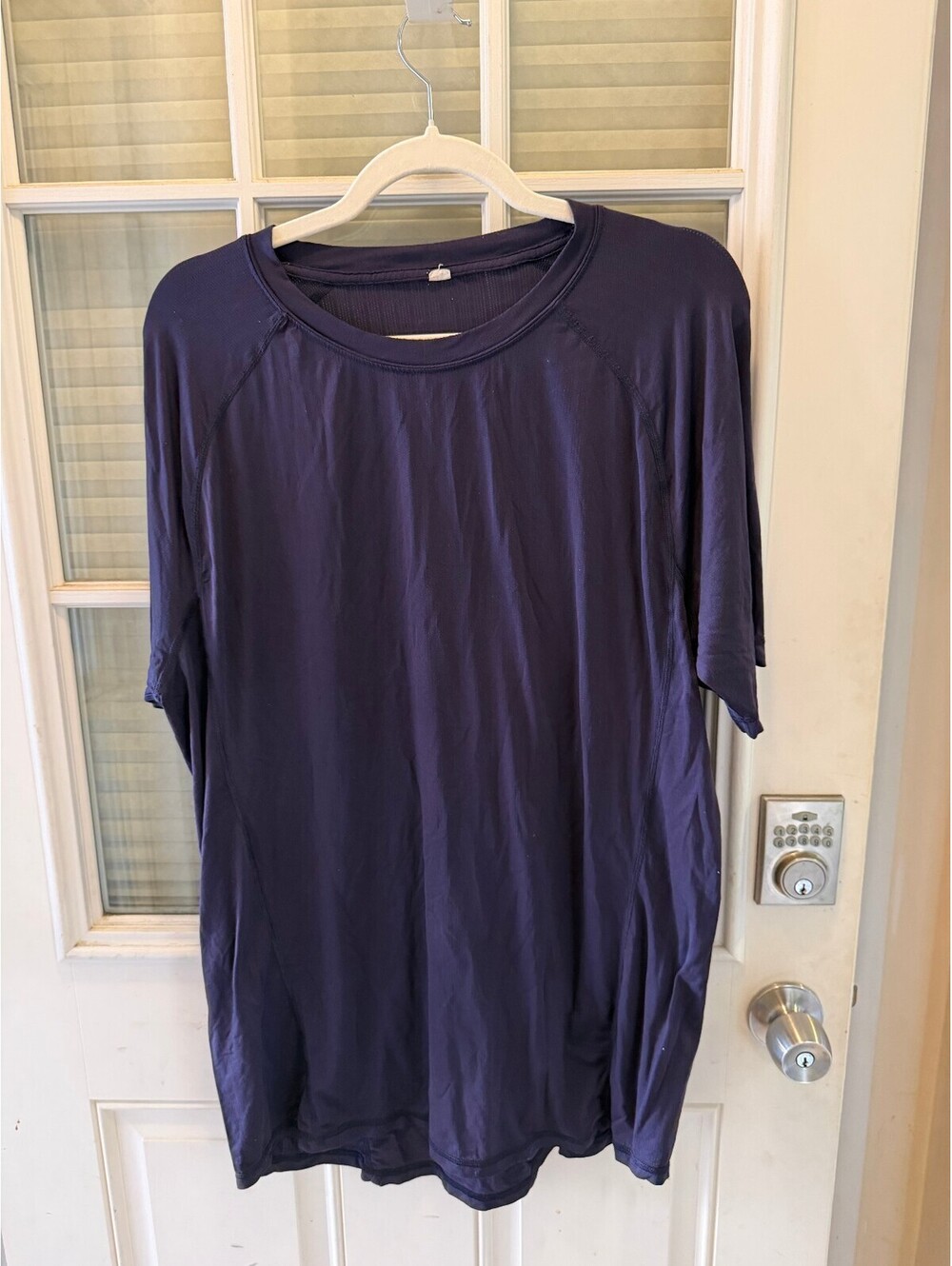 Lululemon Men's XL Navy Blue Athletic T-Shirt